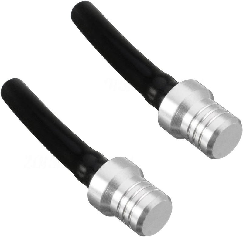 APPYU 2PCS Motorcycle Gas Cap Gas Tank Fuel Cap Vent, Breathing Tube Hose Breather Cap with Check Valve for All Off-Road - Image 1
